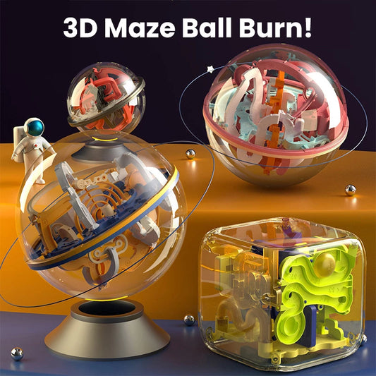 Children's 3D Maze Ball Puzzle Toy - Magic Intellectual Development Game