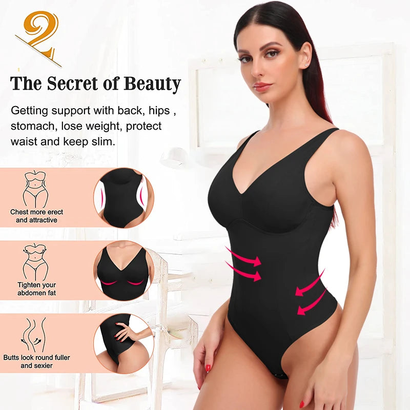 V-Neck Waist Trainer Body Shaper