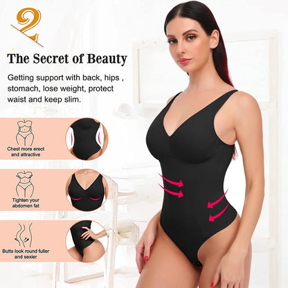 V-Neck Waist Trainer Body Shaper