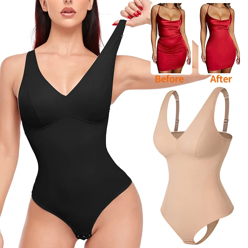 V-Neck Waist Trainer Body Shaper