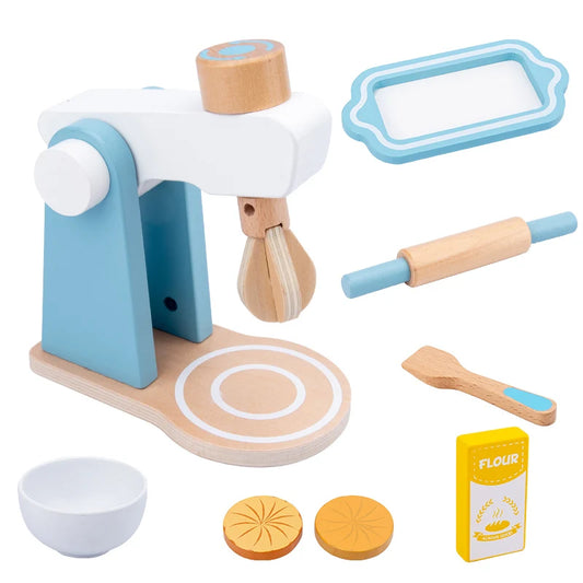 Premium Wooden Kids Kitchen Toy Set