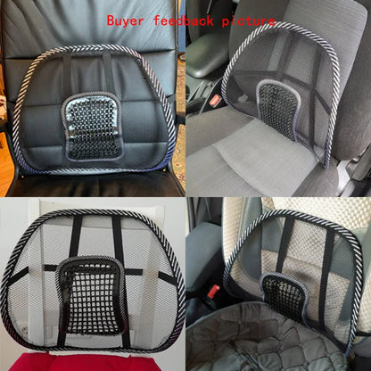 Universal Car Back Support with Massage Beads