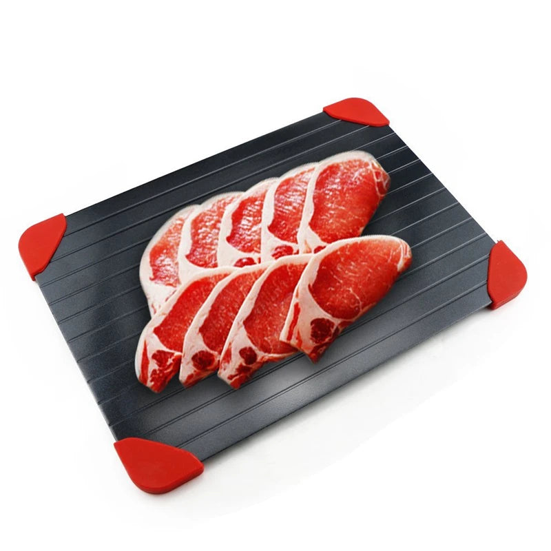 Fast Defrosting Tray Chopping Board - Quick Thawing Plate for Frozen Food