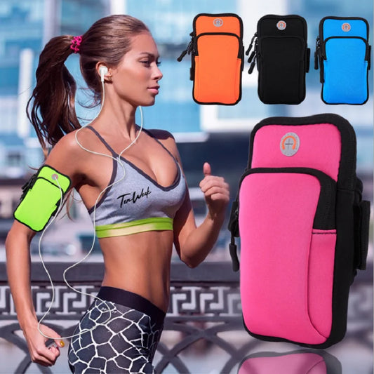 Universal 6" Running Armband Phone Case Holder