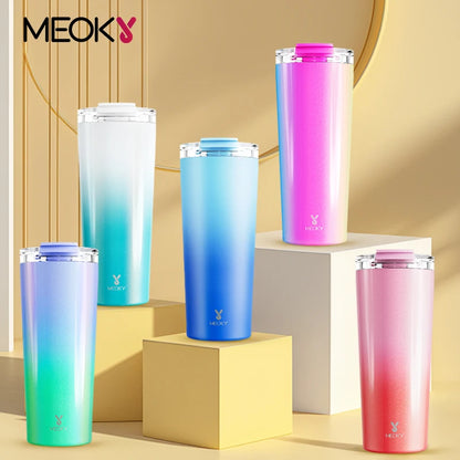 Meoky 24oz Coffee Tumbler Cup Mug Multicolour - Variants