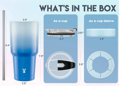 2024 Meoky 30oz Vacuum Insulated Tumbler Cup Mug