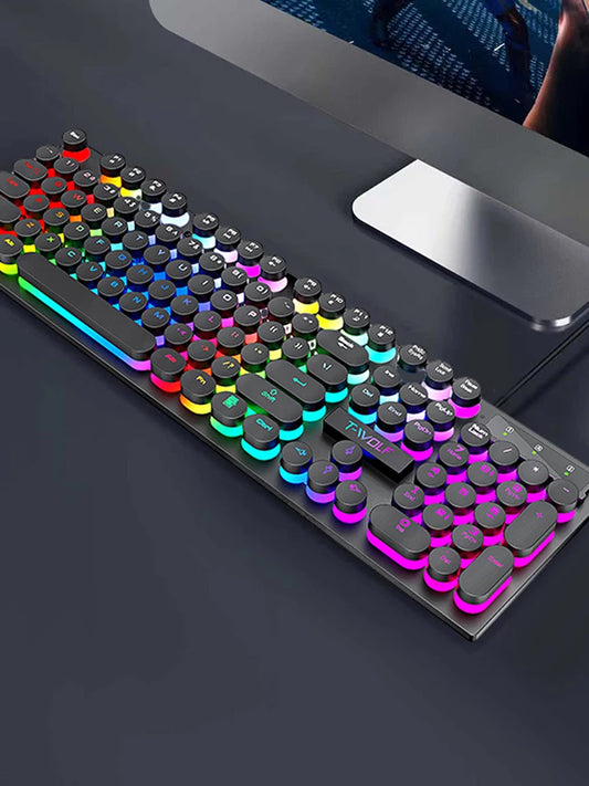 Illuminated Wired Gaming Keyboard | Mechanical Feel