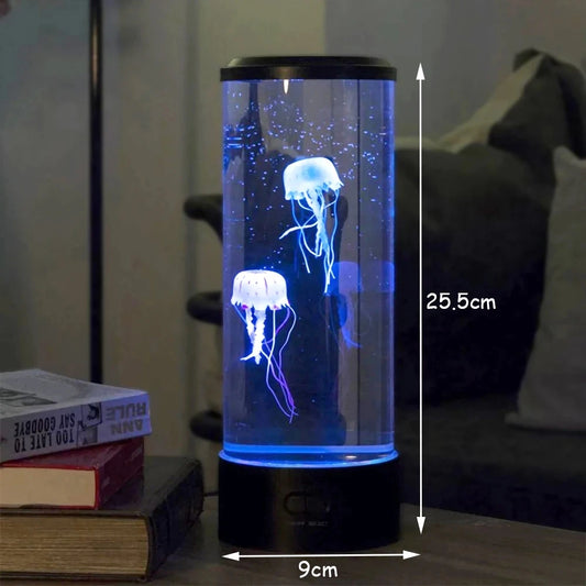 7 Colours Jellyfish Lamp Night Light USB Changing Beautiful Gift for Kids & Adults
