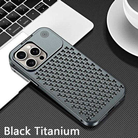 Detachable Aluminium Heat Phone Case iPhone Types