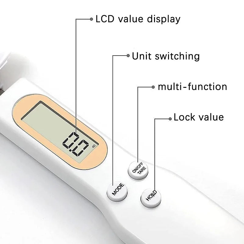 Electronic Measuring Spoon 500/0.1g Accurate Food Scales