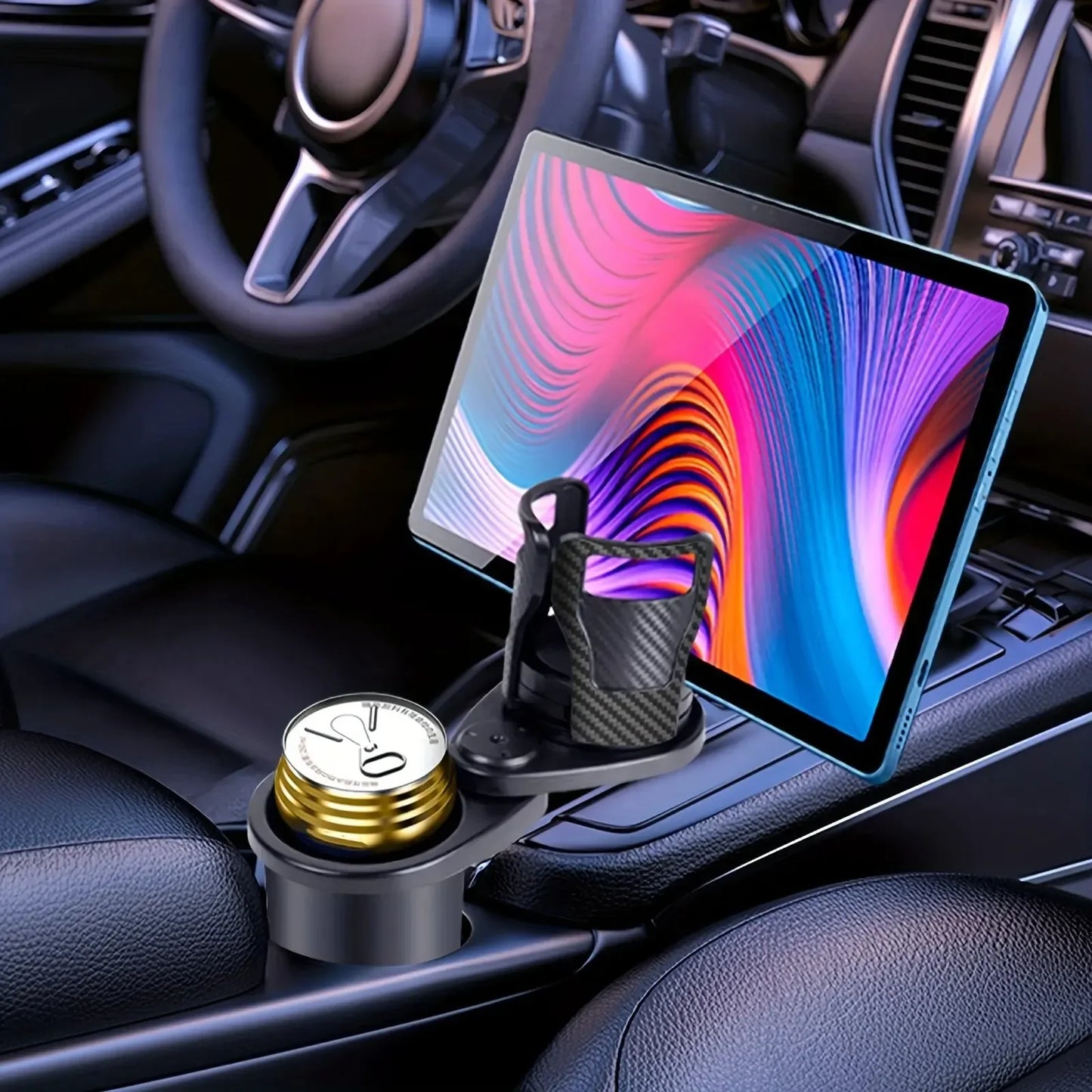 2-in-1 Vehicle Cup Holder & Phone Mount