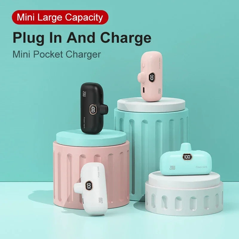 High Capacity Mini Power Bank - 5000mAh
