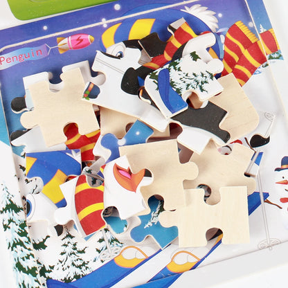 Educational Wooden Puzzle Game for Kids