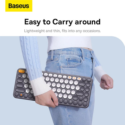 Baseus K01 Wireless Keyboard | Bluetooth | 84 Key Slim Design