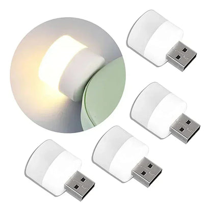 USB Mini Night Light Warm White 1/50 pcs