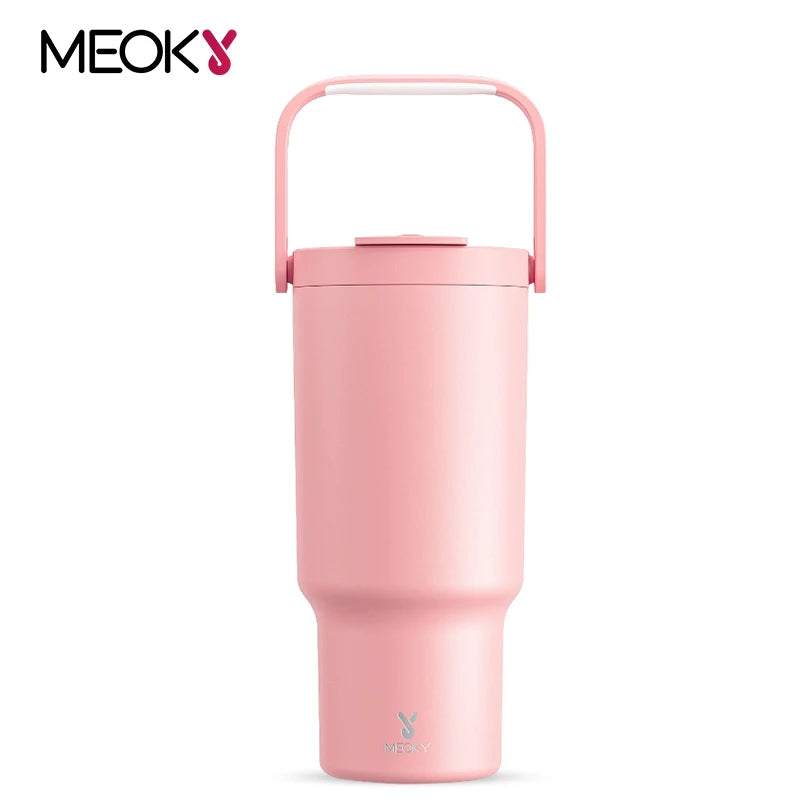 Meoky 32oz Insulated Stainless Steel Tumbler Cup Mug