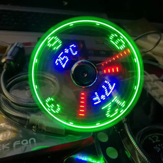 USB Fan Clock