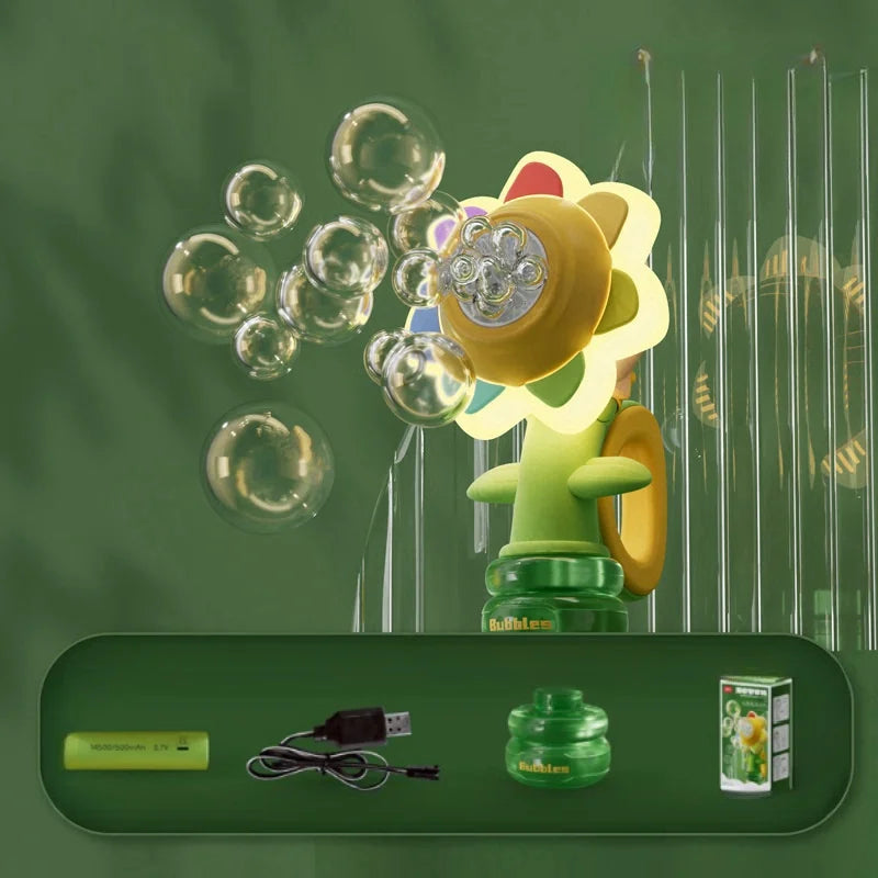 Kids Electric Bubble Machine Toy