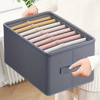 Wardrobe Clothes Storage Box Foldable Fabric Storage Box Drawer