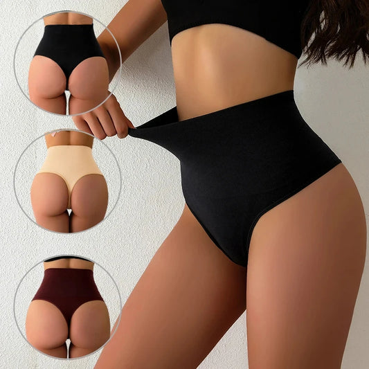 High Waist Tummy Control Thong Shaper