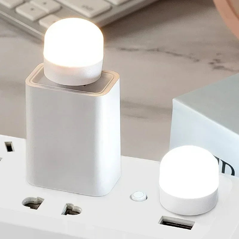 USB Mini Night Light Warm White 1/50 pcs