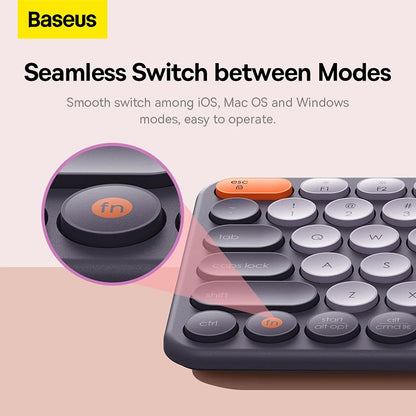 Baseus K01 Wireless Keyboard | Bluetooth | 84 Key Slim Design