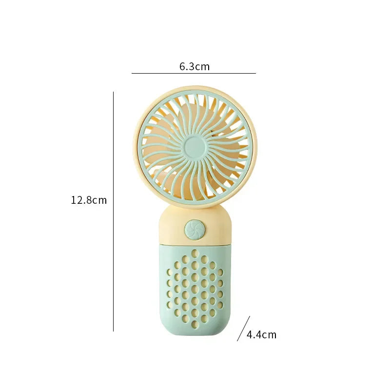 Portable USB Mini Fan - Rechargeable Handheld Fan