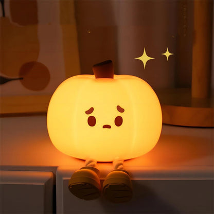 Cute Halloween Pumpkin Night Light - 95x95x84mm