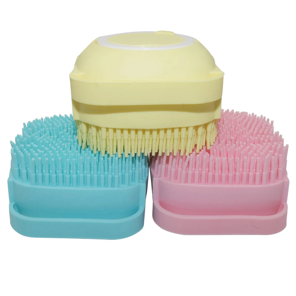 Soft Silicone Pet Bath Massage Brush