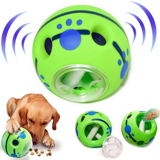 Interactive Dog Toys Food Dispensing Treat Pet Giggle Ball Safe Dog Squeaky Puppy Puzzle Toy For Small Medium Large Dog