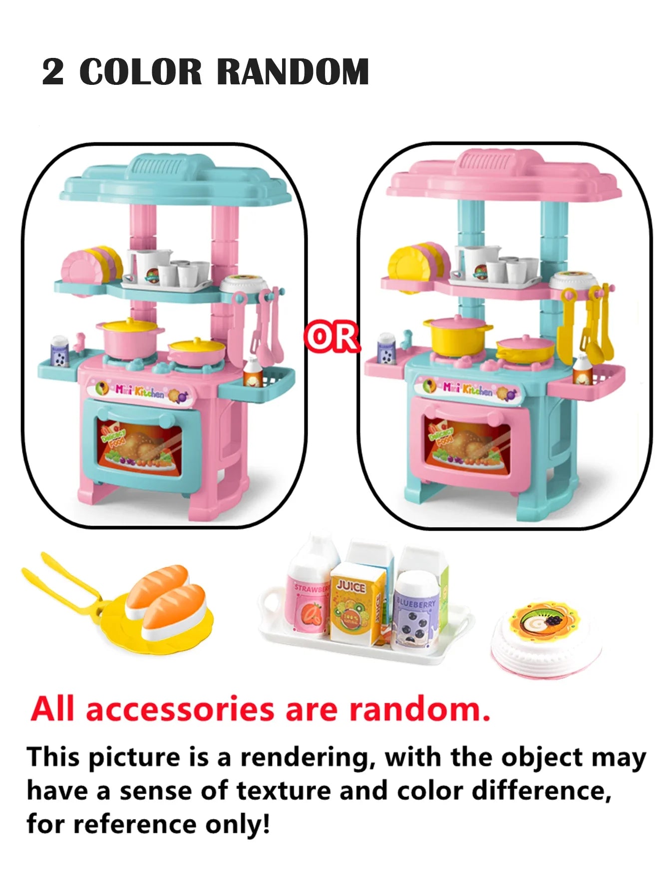 Kids Kitchen Playset with Sink and Oven