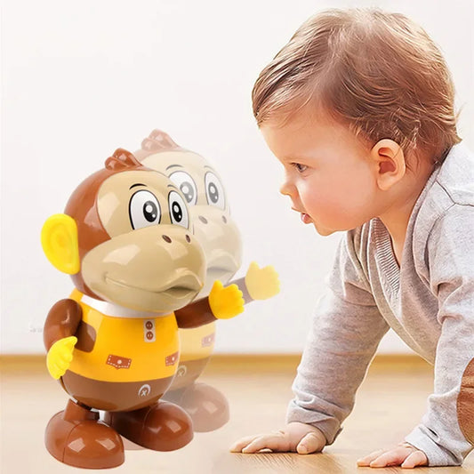 Light up Interactive Dancing Walking Monkey Toy 21cm