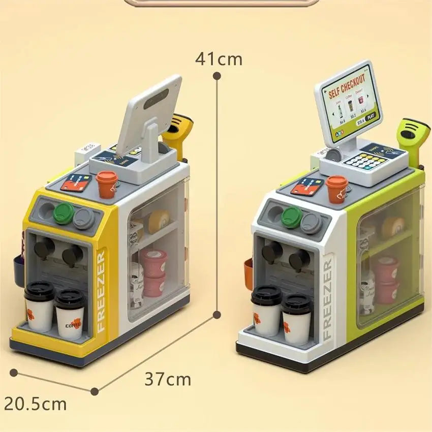 Kids Toy Cash Register Coffee Machine