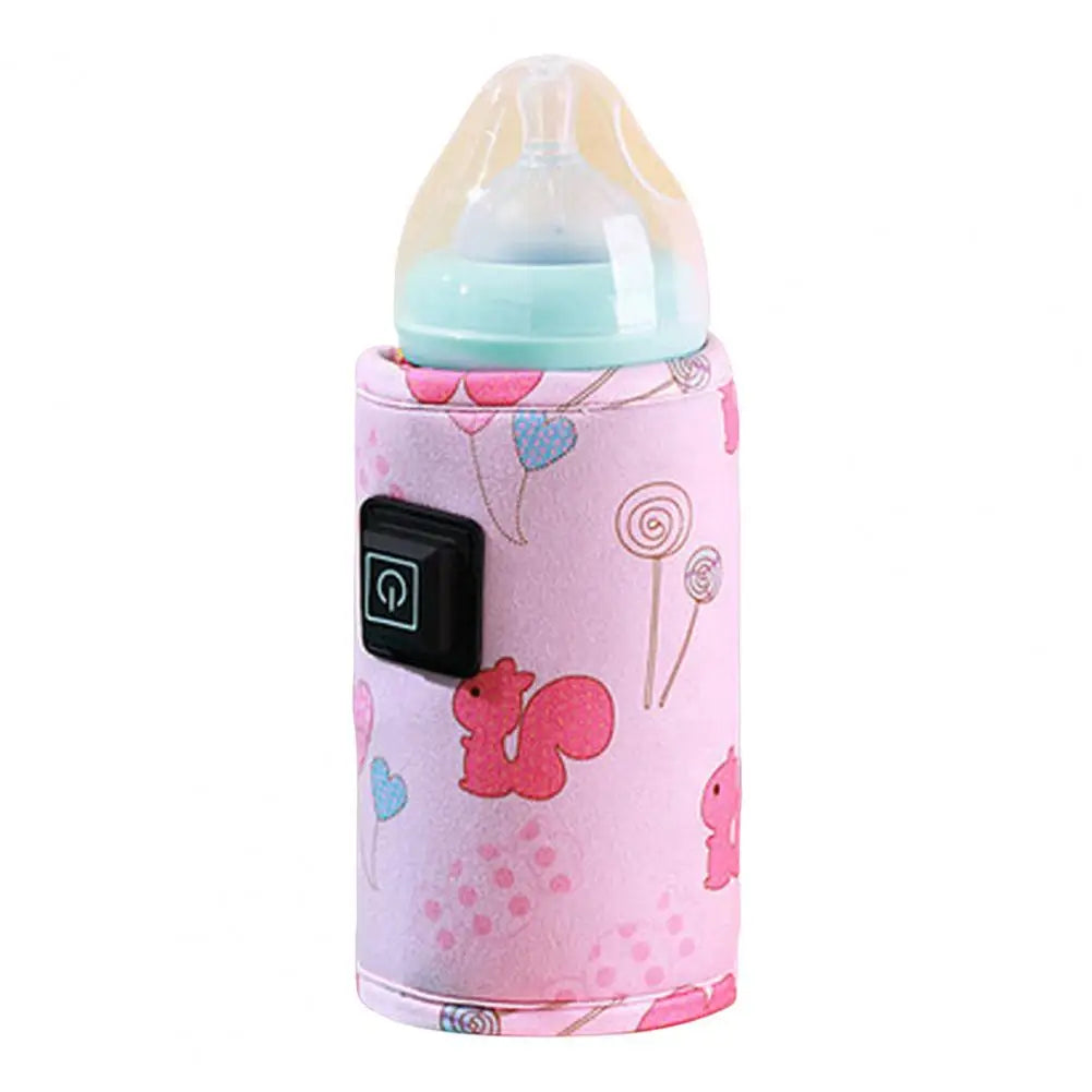 Portable USB Baby Bottle Warmer with LCD Display