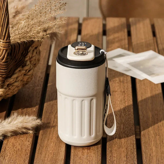 Smart LED Thermos Bottle Stainless Steel Tumbler