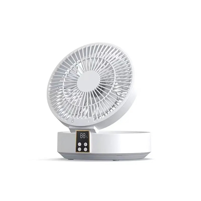 Portable Rechargeable Wall-Hanging Fan with Remote Control