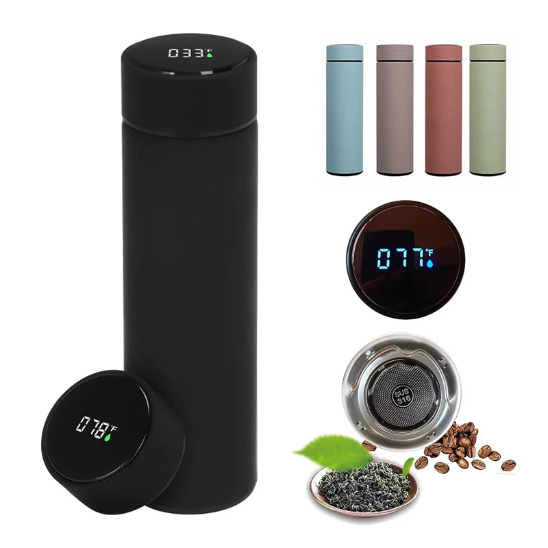 Smart Thermos Cup 480ml - Temperature Display - Variants