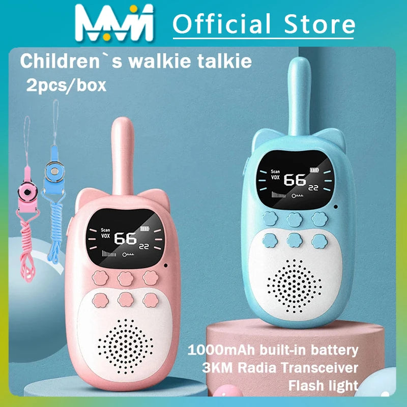 Kids Walkie Talkie 2PCS Spy Gadgets Radio Phone