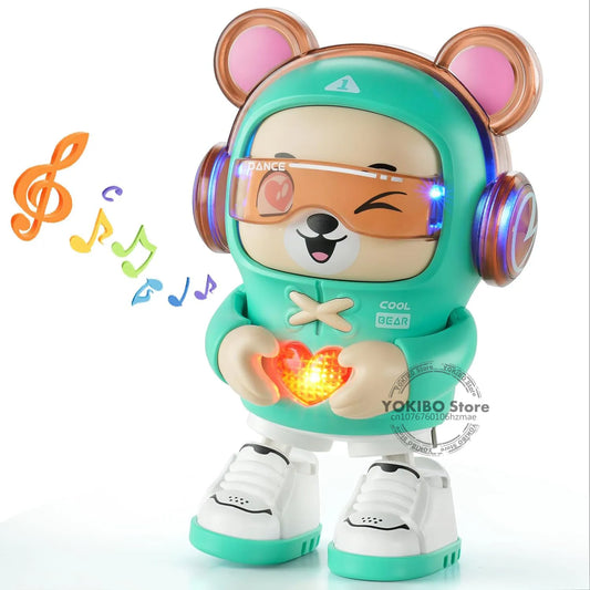 Interactive Baby Toys with Light & Music - Dancing Bear