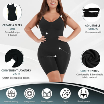 Tummy Control Body Shaper Jumpsuit