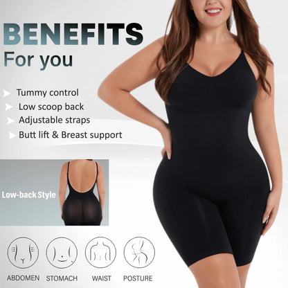 Tummy Control Body Shaper Jumpsuit