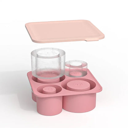 Silicone Ice Cube Tray for Tumblers - Hollow Cylinder Ice Cube Moulds