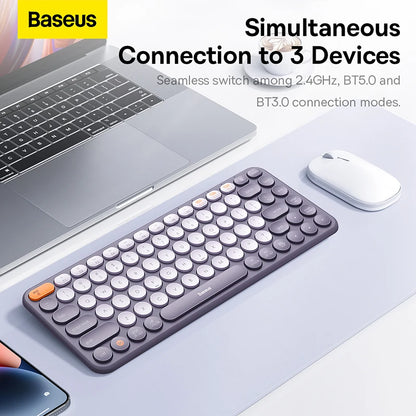 Baseus K01 Wireless Keyboard | Bluetooth | 84 Key Slim Design