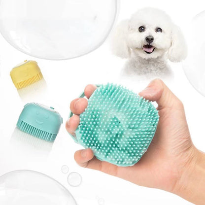 Soft Silicone Pet Bath Massage Brush