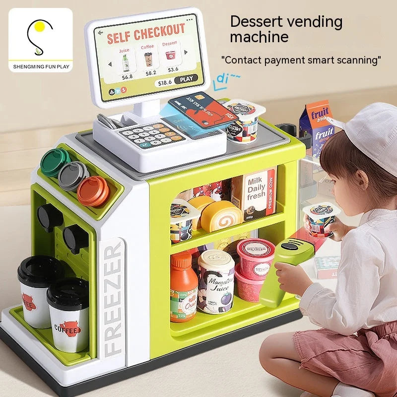 Kids Toy Cash Register Coffee Machine