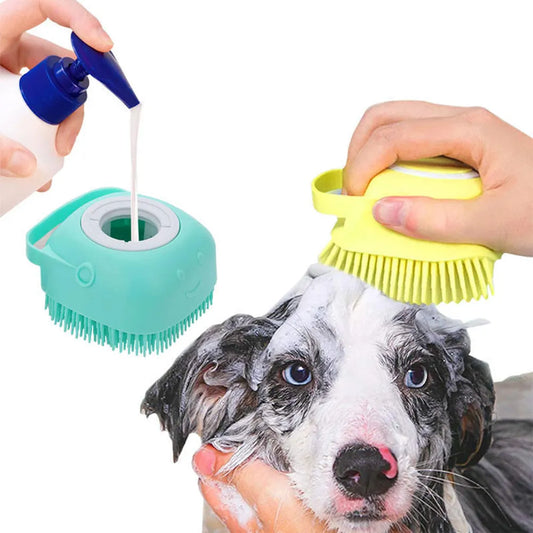Soft Silicone Pet Bath Massage Brush