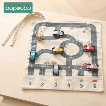 Montessori Traffic Toy: Educational Baby City Road Map Game