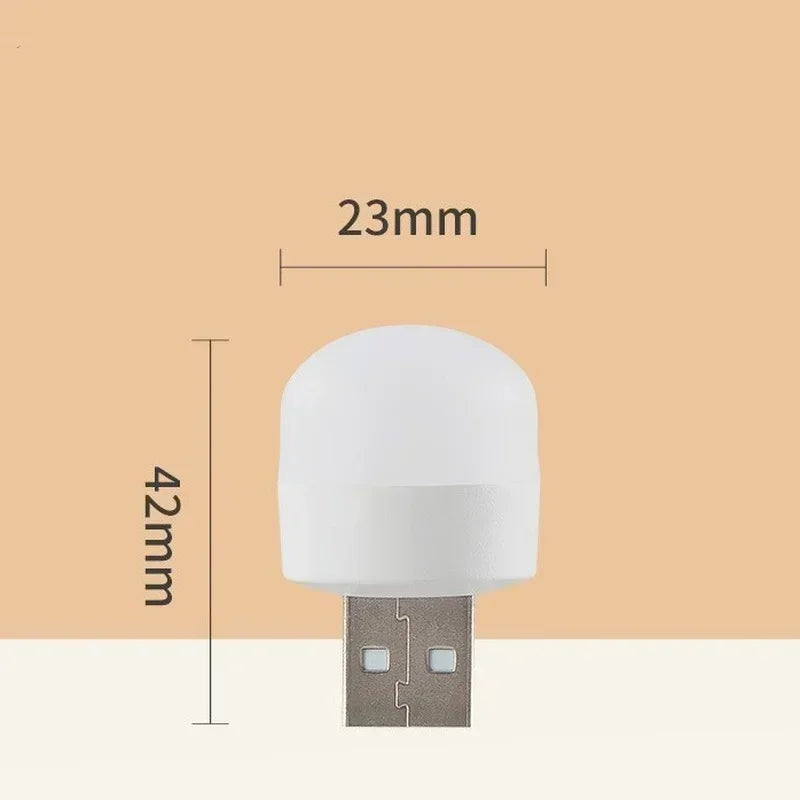 USB Mini Night Light Warm White 1/50 pcs