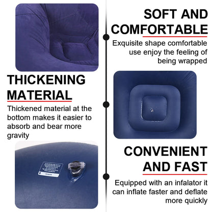 Premium Lazy Inflatable Sofa Chair - Relax in Style!