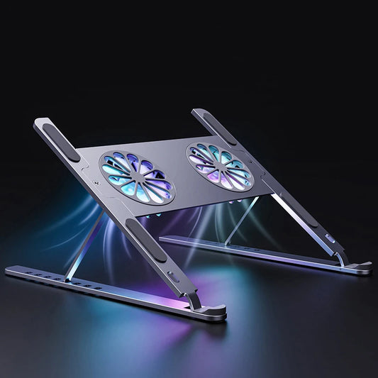 USB Fan Cooling Laptop Stand